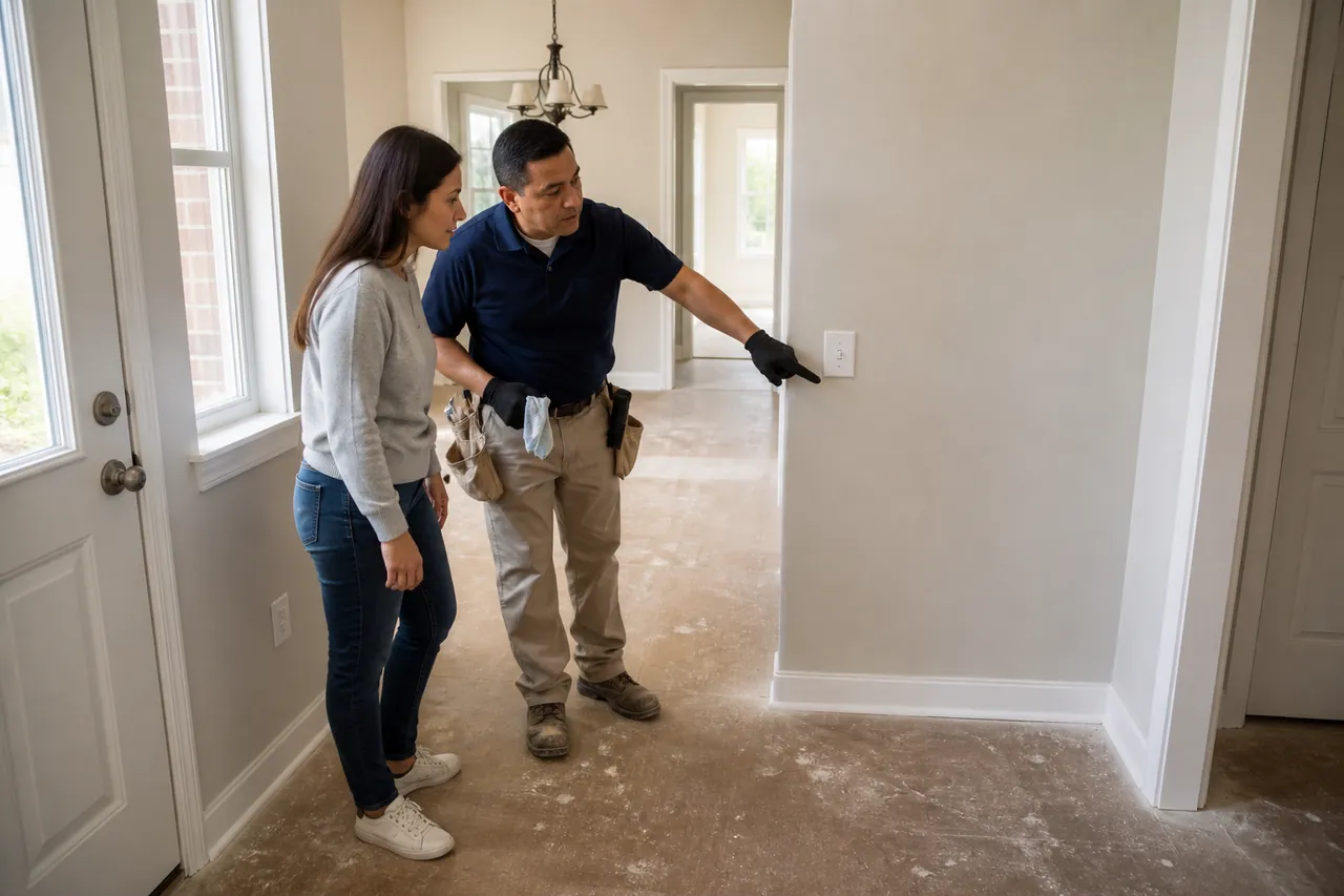 How Post-Construction Dust Travels Through a Home