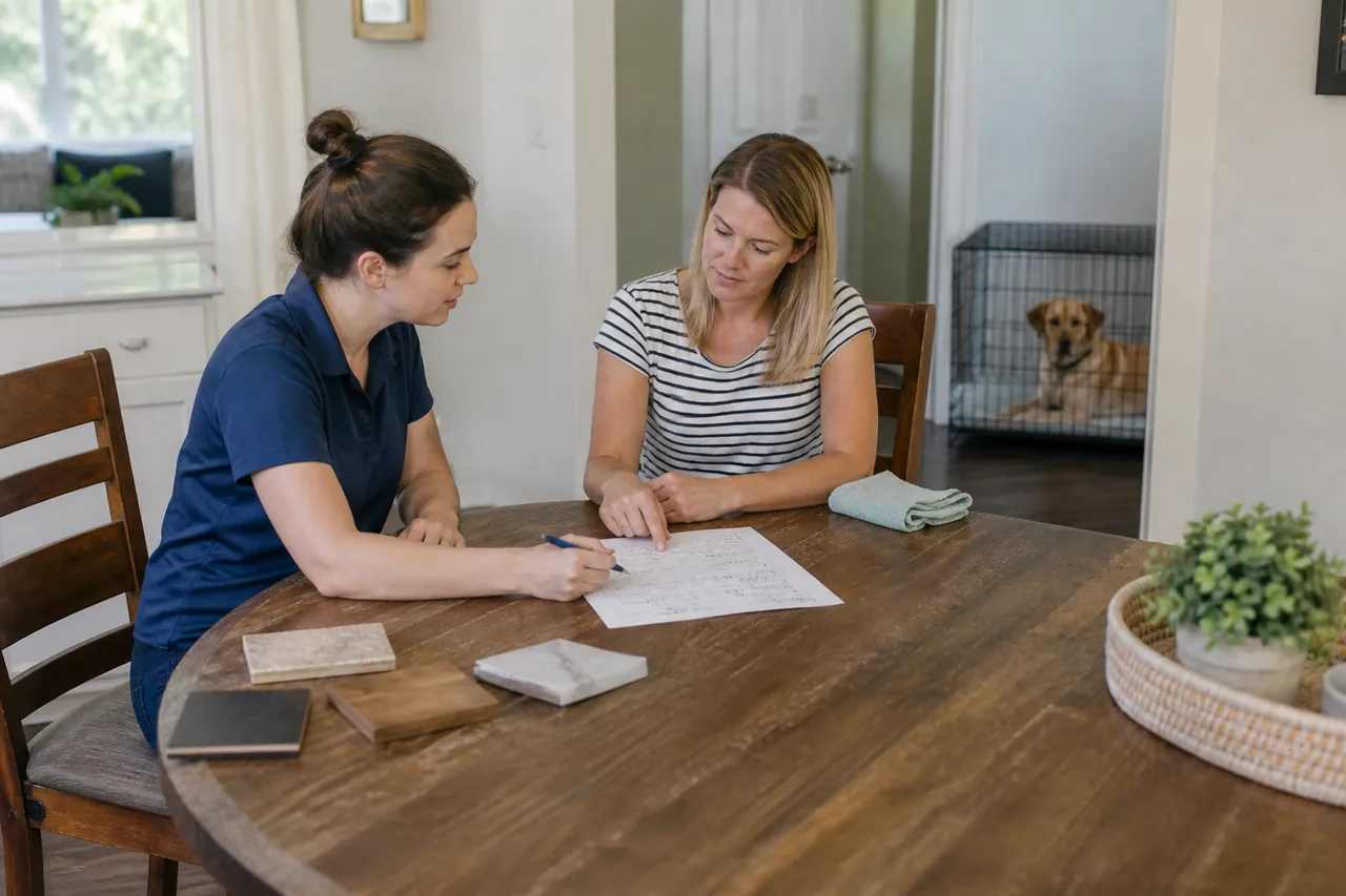Preparing Pets, Access, and Belongings for Cleaning